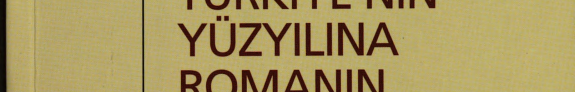 Türkiye'nin yüzyılına romanın tanıklığı kitap kapağı