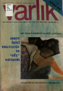 Varlık kitap kapağı