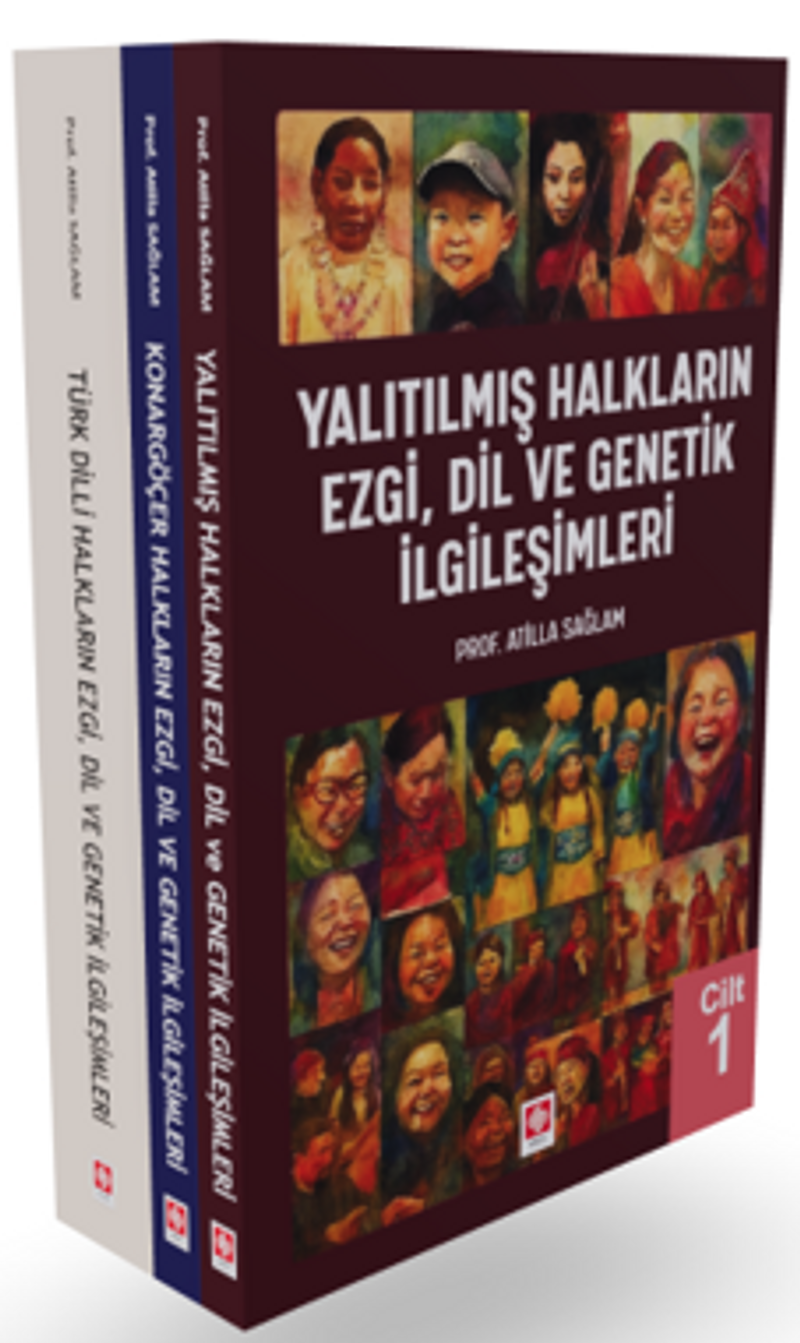 Yalıtılmış, Konargöçer, Türk Dilli Halkların Ezgi, Dil ve Genetik İlgileşimleri (3 Cilt Takım) kitap kapağı