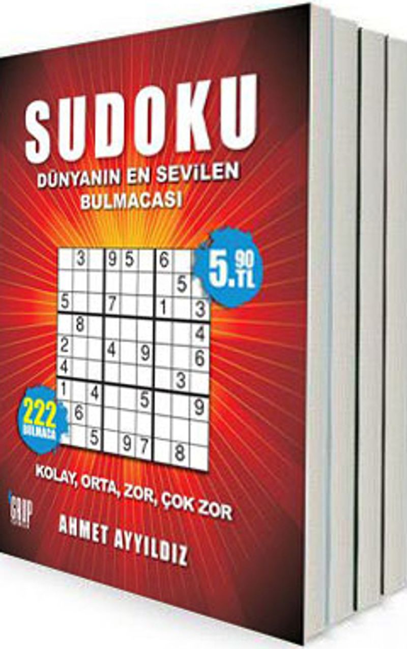 Yetişkinler İçin Sudoku (8 Kitap) kitap kapağı