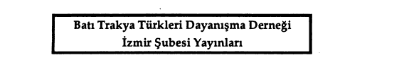 Yunanistan'da (Batı Trakya'da) çağdaş Türk şiiri antolojisi kitap kapağı